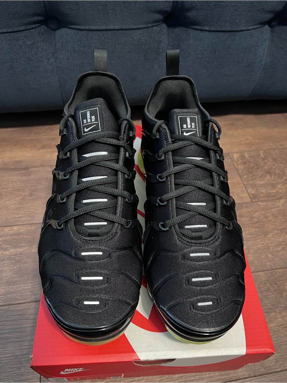 Brand New Nike Air VaporMax Plus Black & Green - US 11